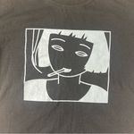 Black Anime Graphic Tee Photo 2