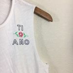 Sundry  Ti Amo muscle asymmetric peplum tank top XS Photo 2