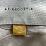 Anthropologie  Leifsdottir Floral Mini Skirt 100% Silk Pencil Ruffle White 4 Photo 1