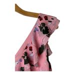 C/MEO COLLECTIVE Romper Women Small Pink Floral Print V Neck Ruffled Elation Photo 6