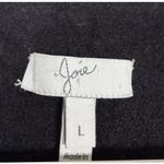 Joie  'Ligiere B' Print Wool Wrap Vest- Caviar multi-color Size L Striped Black Photo 3