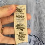 Free People Light Baby Blue Wishful Moments Tie Neck Tunic Top NEW Photo 11