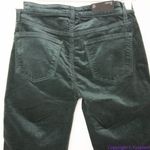 J Brand NEW Zion mid rise dark green velvet skinny pants in moorland, 24 Photo 8