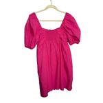 English Factory Poplin Ruched Bust Puff Sleeve Mini Dress NWT Sz. S Photo 5