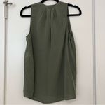 Joie  Green Silk Tank Blouse Photo 7