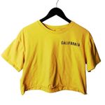 Rush Cold California Los Angeles T Shirt Palm Tree Raw Hem Double Sided XL Photo 0