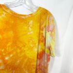 White Stag Plus Size 3X Top Handmade Tie Dye Beaded Sequin Yellow Cotton 862 Photo 9