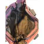 SunshineJing Women's Canvas Shoulder Tote Bag Rose/Brown Handles Photo 7