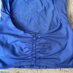 FP Movement Pleats and Thank You Crop Tank Blue Size M Photo 6