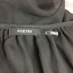 Poetry Sheer Black Blouse Photo 2