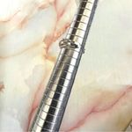 Silver tone orange beaded toe ring Photo 7