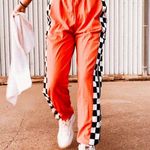 SheIn Orange Racetrack Pants Photo 0