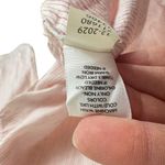 J. Jill 100% Linen Pink White Pinstriped Long Sleeve Collared Button Up Size M Size M Photo 6