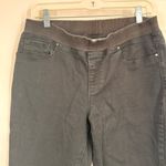 Boston Proper  Black Elastic Waist Jeans Size 8 Photo 2