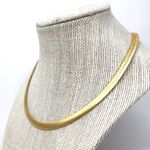 Sterling Silver Looks like 14K - but is Omega necklace, made in Italy Photo 3
