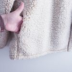 Pink Lily  Sherpa Quarter Zip Long Sleeve Pullover Sweater Photo 3