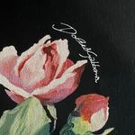 Dolce & Gabbana New  Black Floral Midi Dress Photo 10