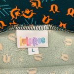 LuLaRoe  Cassie Textured Pencil Skirt Teal Orange Mandala Print Stretch - L NWT Photo 2