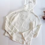 Roxy NEW  Pearling Oversized Hoodie Snow White Photo 4