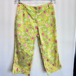 Lilly Pulitzer White Label Lot Of 2 Floral Island Beachy Capri Pants Size 6P Photo 5
