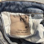 Kut From The Kloth Elizabeth High Rise Crop Straight Leg Light Wash Jeans Photo 2
