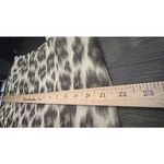 Talbots  Leopard Print A Line Midi Skirt 14 Linen Silk Earthy Flowy Modern Luxury Photo 8