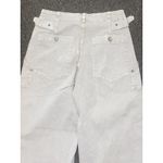 Anthropologie Cropped Utility Khaki Pants 27 Cotton Twill Beige Tan Photo 3