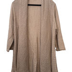 Valerie Stevens  Size‎ 1X Duster Mocha Jacket Sweater Acrylic Cardigan Plus Size Photo 0