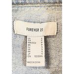 Forever 21  Womens Light Blue Distressed Denim Jean Jacket -‎ Size S Photo 6