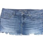 American Eagle Vintage Y2K Early 2000s Denim Micro Mini Skirt Photo 0