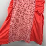 Lola by AFG Peach Geometric Athletic Racerback Dress Tennis Golf Sz Medium Orange Photo 7