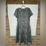 Maison common silk midi dress size 38/6 Green Photo 7