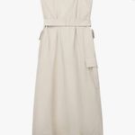 ZARA Off Shoulder Midi Cargo Dress Photo 2