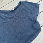 Free People Grey Chunky Knit Tee Size XS Photo 5