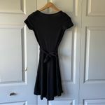 Rebel Sugar  Black Mini Wrap Dress Photo 1