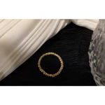 Boutique Sparkling Yellow Gold Plated 925 Margarita Chain‎ Flexible Ring, Sz 6.5 Photo 7