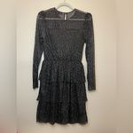 Gibsonlook NWT Shine Party Ruffle Long Sleeves Midi Dress Size XXS‎ Photo 2