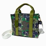 Camouflage Crossbody Tote Bag Green Photo 2