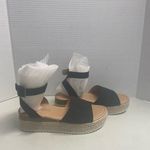Mudd Women’s Espadrille Sandals Black Sz 6 Ankle Strap Buckle Open Toe New No Bx Photo 7
