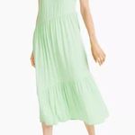 Alfani NWOT  Tiered Midi Sleeveless Dress  Pistachio Green Small Photo 0