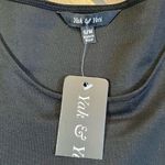 NWT Yak & Yeti Black Short Sleeve Tee Shirt Lace Sleeve Small Medium Photo 8