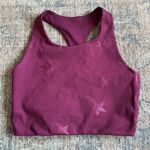 GapFit Maroon Star Crop Top Sports Bra Size XS Photo 1