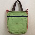 Lucky Brand Dungarees of America Green Canvas Bucket Mail Large Tote Bag Photo 2