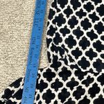 Gretchen Scott  Top Womens XS Cowl Funnel Neck Tunic Black White Lightweight Photo 10