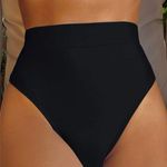 SheIn Black High Waisted Bikini Bottoms Photo 0