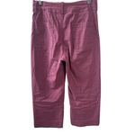 Anthropologie Maeve Colette Crop Wide-Leg Pants Rose Taupe Size 29 Gently Used Photo 4