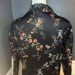 AFRM Floral Track Jacket with Racing Stripe Black Size XS Photo 5