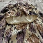 BCBGMAXAZRIA 100% Silk Floral Strapless Fit & Flare Boho Mini Dress, size 4 Photo 9