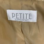 Petite Sophisticate Vintage 90s  Chenille Blazer S Brown Plaid Buttons Pockets Photo 5