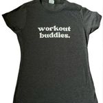 Pacific&Co Gray and White Port &  Workout Buddies T-shirt Photo 0